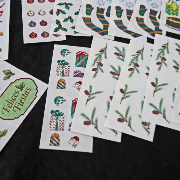 Creative Memories  Stickers, Christmas, Confetti, Sledding, Winter Birthday, - Picture 12 of 12